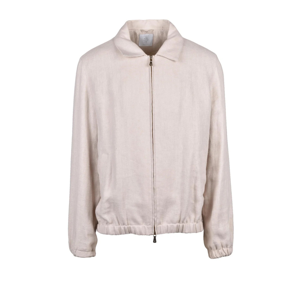 ELEVENTY Beige Linen Jacket